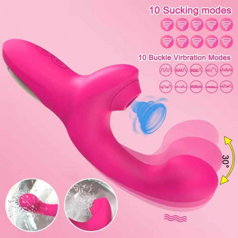 Clitoris Sucking Stimulator Buckling Vibration Massager