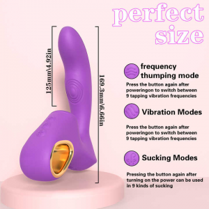 9 Speed Vibrating Sucking Vibrator