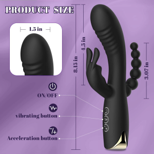 Rabbit Anal Dildo Vibrator