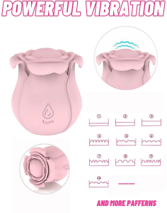 rose shape female vibrator