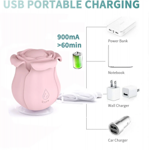 rose shape female vibrator