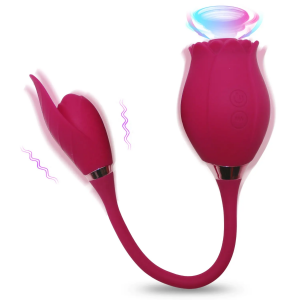 Rose sucking vibrator