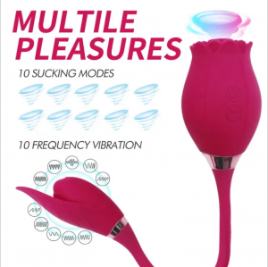 Rose sucking vibrator