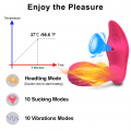 Wireless Remote Control Heating Modes Panty Vibrator Clitoral Sucker
