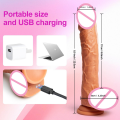 Remote Control Telescopic Vibrating G Spot Anal Dildo