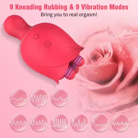 Rose Shaped Nipple Massager Clitoris Stimulator