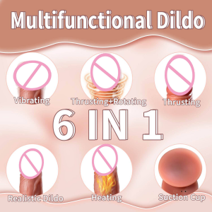 Remote Control Soft Silicone Realistic Penis