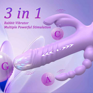 3 in 1 Thrusting Dildo