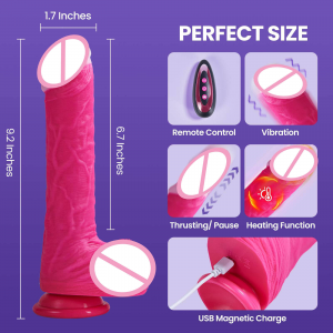 Automatic Thrusting Dildo Vibrator