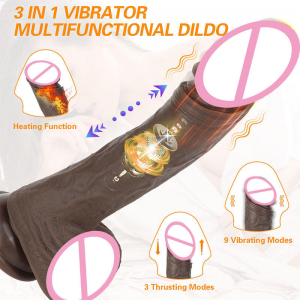 9.1Inch Vibrating Realistic Penis Dildo