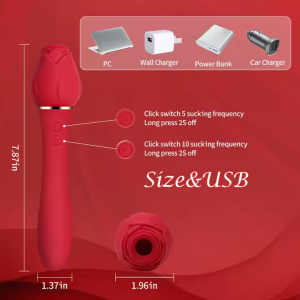 Rose sucking vibrator Sex Toys
