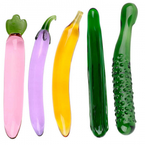 Glass Dildo For Women Various Vegetable Style
