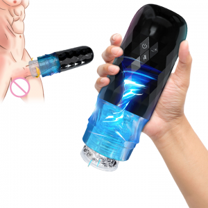 Electric Realistic Textured Male Stroker Toy