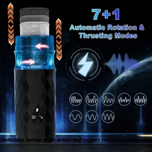 Electric Realistic Textured Male Stroker Toy