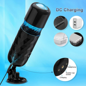 Electric Realistic Textured Male Stroker Toy