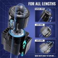 Rotatable Telescopic Rotation Sex Toy with Masturbation Cup