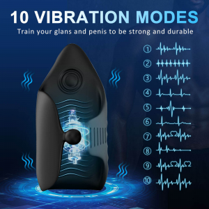 Prostate Aircraft Cup Masturbation Vibrator