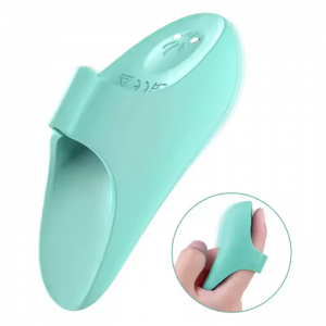 Finger sleeve vibrator for women