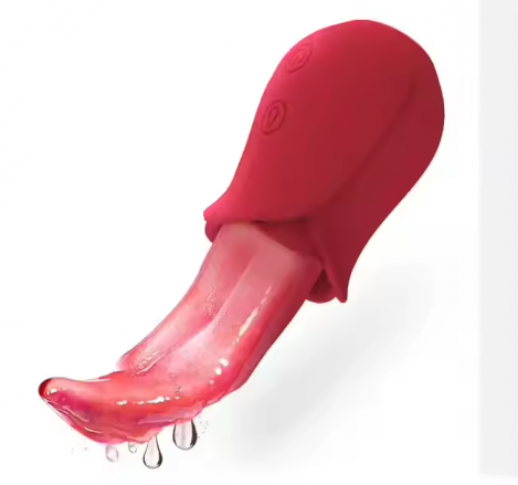 Rose Tongue Vibrator Licking Sucking Vibrator