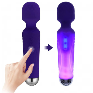 LED Shining AV Massage Wand Vibrator