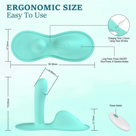 Adult Sex Toys-Sit and Ride Clit Anal G Spot Vibrator