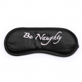 Black Feather Erotic Eye Mask with Fuzzy Handcuffs