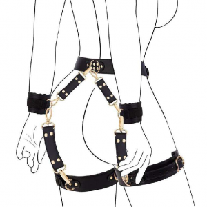 Adjustable Handcuffs Ankle Cuff Cross