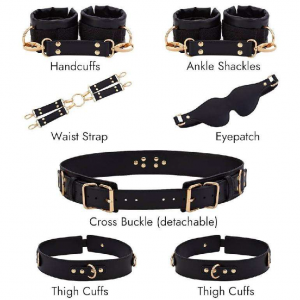 Adjustable Handcuffs Ankle Cuff Cross