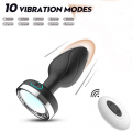 Wireless Colorful Light Anal Vibrator