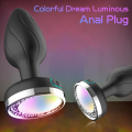 Wireless Colorful Light Anal Vibrator