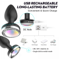 Wireless Colorful Light Anal Vibrator