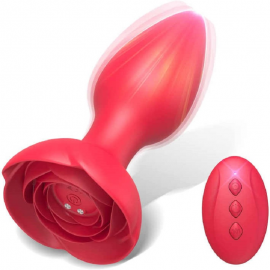 Rose Toy Buttplug Anal Vibrator
