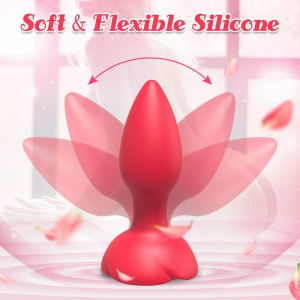 Rose Toy Buttplug Anal Vibrator
