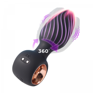 360° Rotation Silicone Anal Vibrator