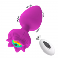 Rose Shaped Silicone Anal Plug