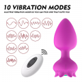 Rose Shaped Silicone Anal Plug